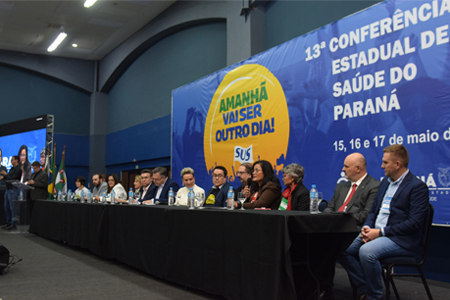 Com desafio de fortalecer polticas pblicas para o setor, comea a 13 Conferncia Estadual de Sade do Paran 