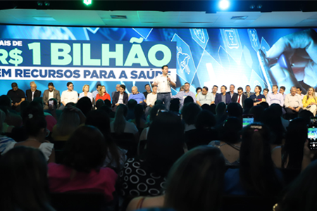 Governador Ratinho Jnior anuncia  R$ 1 bilho para  a sade no Paran