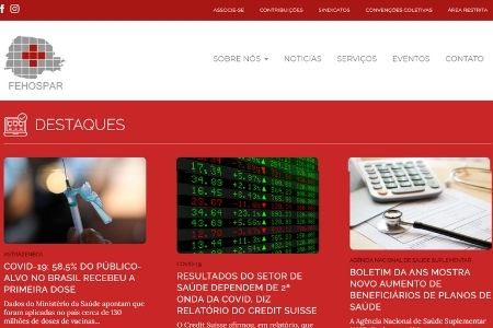 Com site novo, Fehospar aprimora comunicao com afiliados
